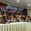 THAILAND - FEBUARY 12 2014: International and Thai fighters take