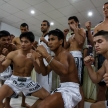 THAILAND - FEBUARY 12 2014: International and Thai fighters take