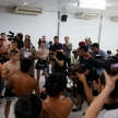 THAILAND - FEBUARY 12 2014: International and Thai fighters take