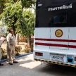 THAILAND - FEBUARY 12 2014: New Thai prisoners / inmates arrive