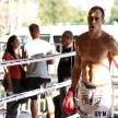 THAILAND - FEBUARY 11 2014: International fighters take part in