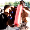 THAILAND - FEBUARY 11 2014: International fighters take part in