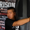 THAILAND - FEBUARY 11 2014: International fighters take part in
