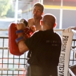 THAILAND - FEBUARY 11 2014: International fighters take part in