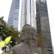 Stone Warrior and Buildings