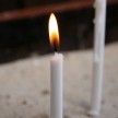 Candles Burning - Changi Prison (Chapel Museum), Singapore