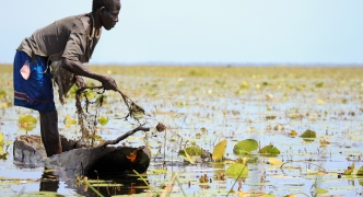 Floating Fishing Village - Uganda, Africa