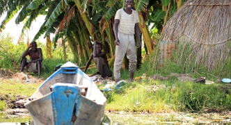 Floating Fishing Village - Uganda, Africa