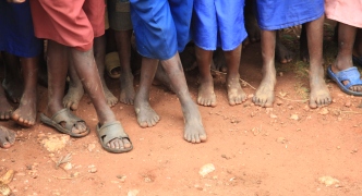African Children's Feet
