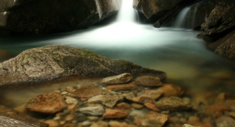 Waterfall, Mt. Wuyi Shan, China