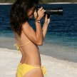 Photographer Girl in Bikini - Tropical Beach - Fraser Island,