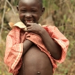 Young Poor Girl - Abela Rock, Uganda, Africa