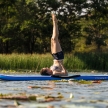 Yoga on Stand Up Paddle Board