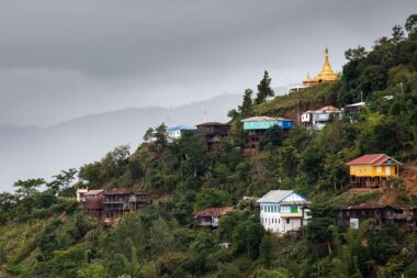 Falam Town , Chin State Mountain Region, Western Myanmar (Burma)