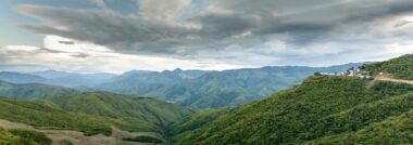 Scenic Landscape in Chin State Mountains, Myanmar (Burma)